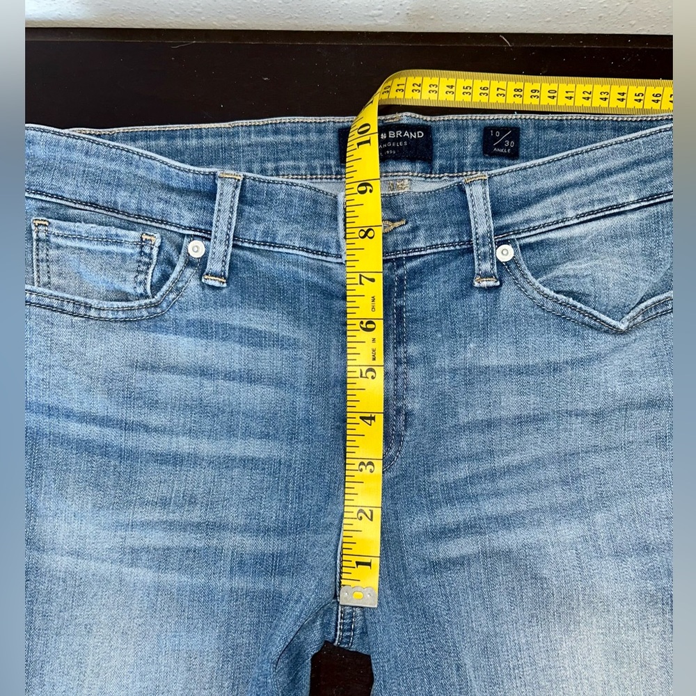 Lucky Brand Stella stretchy low rise skinny denim blue ankle jeans size 10/30 - Picture 11 of 13